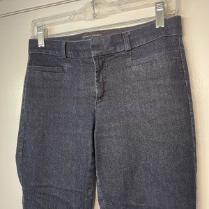 Banana Republic Sloan Crop pant, dark wash, size 2 petite GUC